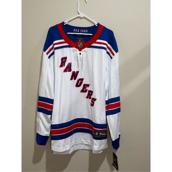 Fanatics Other - New York Rangers White Hockey Breakaway Jersey Blank Men’s Size 2XL